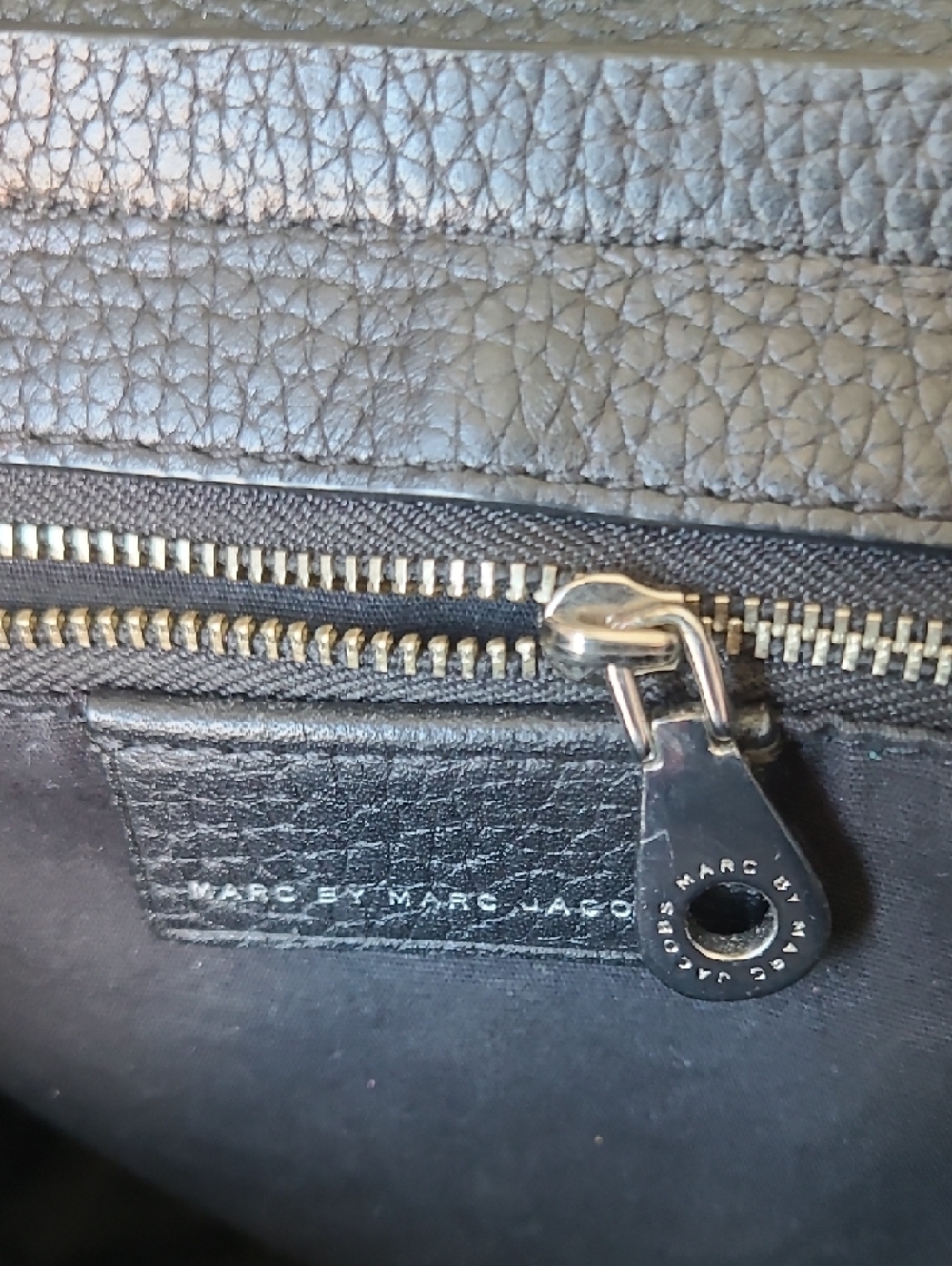 Marc by Marc Jacobs Black Pebbled Leather Satchel - Picture 11 of 13